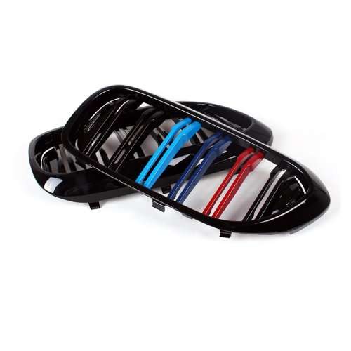 G30 Grille, ABS Kidney Bumper Grill for 5 series G30 G31 F90 Gloss M Color