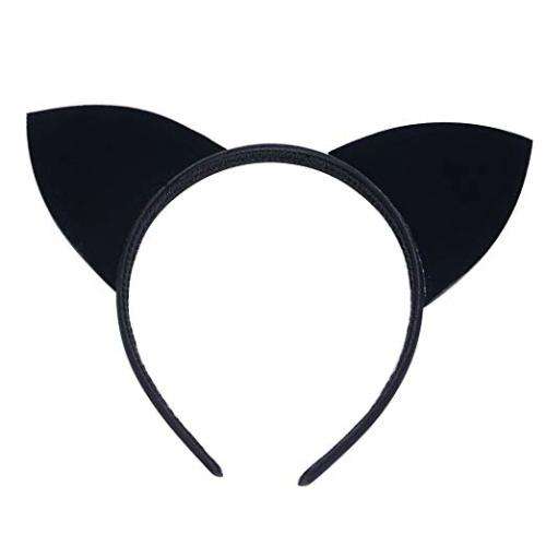 TanGeekor Cat Ears Headband for Women Girls Daily Wearing, Party Fancy Dress Cat Woman Hairband Cosp