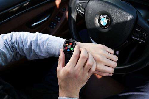 HONEJEEN Compatible with iWatch Band 38mm 42mm with Case, Stainless Steel Mesh with Adjustable Magne