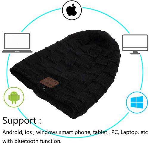 Aiker Bluetooth Beanie Hat -Winter Sports Exercise