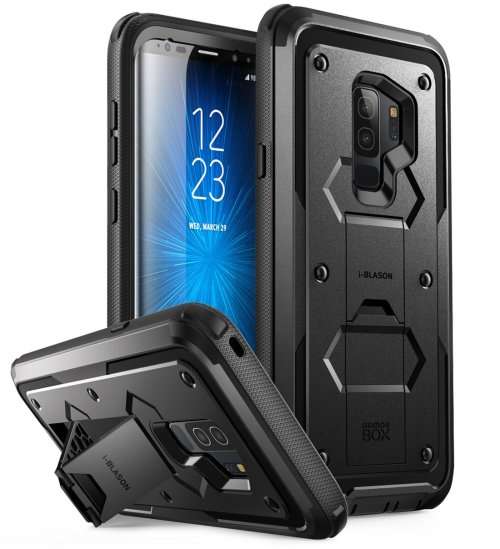 VOETSTOOTS!!i-Blason Case Designed for Galaxy S9+ Plus (2018 Release), [Armorbox V2.0] [Full body] [