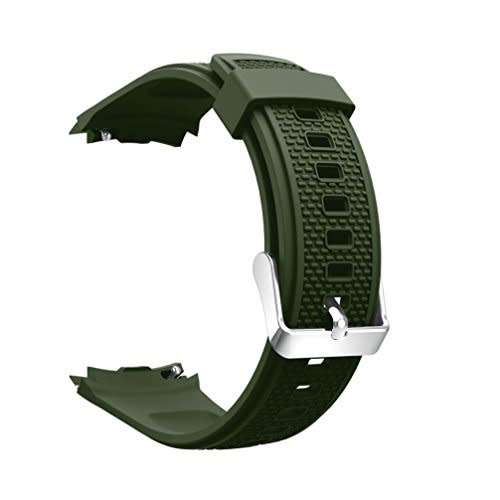 For Huawei Watch 2,GBSELL Silicagel Soft Sport Replacement Wristband Watch Wrist Strap Band Strap (A