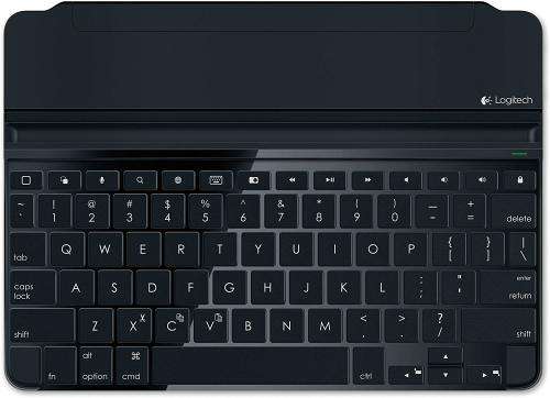 Logitech Ultrathin Magnetic Clip-On Keyboard Cover for iPad Air, Space Gray