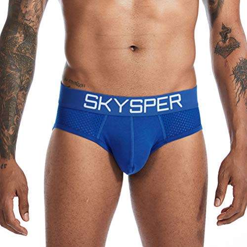 SKYSPER Men's Jockstrap Breathable Mesh Gym Underwear, Workout Athletic Supporter Jock Straps for Me
