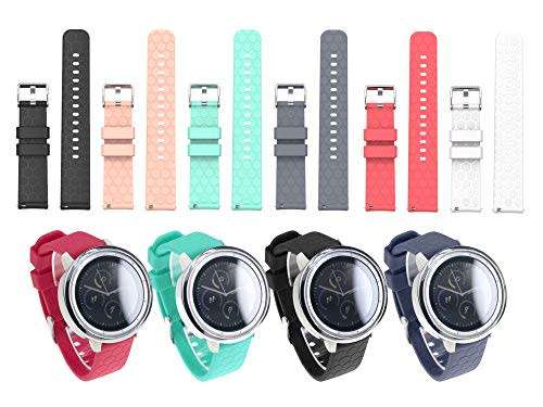 Chofit Sport Band 20MM 6Pcs Replacement Watch Band Strap Compatible with Amazfit Bip,Compatible with