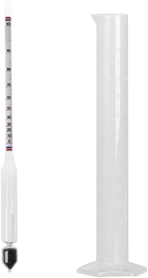 WENWING AlcoholmeterTester Alcoholmeter for Spirits Hydrometer Alcoholmeter Wine Making Supplies Alc