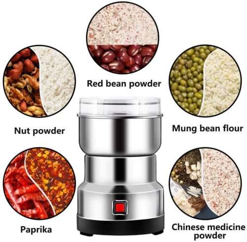 Multifunction Smash Machine Grinder, Electric Milling Machine Grinder for Mill Cereal Spice Beans Se