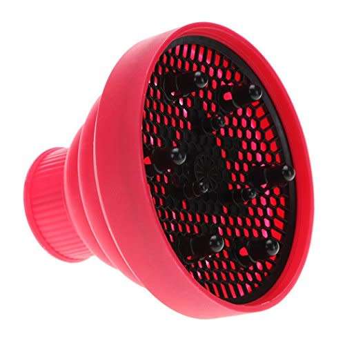 InKach Hairdryer Diffuser Universal Collapsible Hair Blower Dryer Hood for Curly Hair Attachment (R