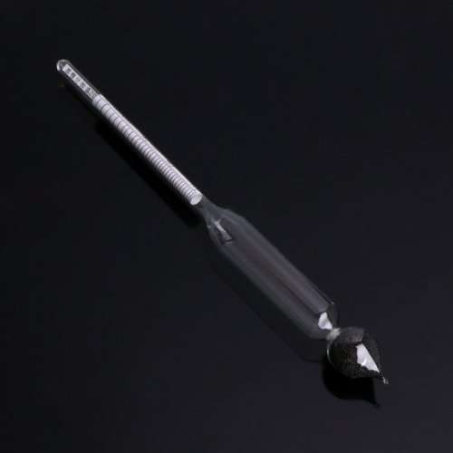3 Pcs 0-100% Hydrometer Alcoholmeter Tester Set Alcohol Meter + Thermometer