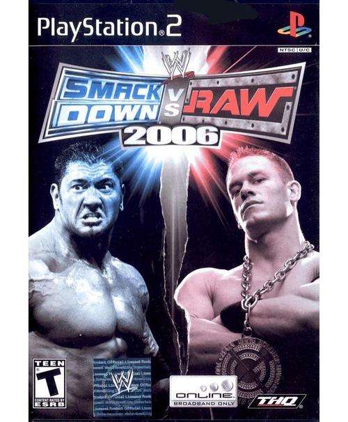 SMACK DOWN VS RAW 2006 (PS2)