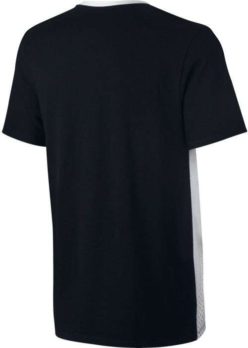 NIKE MENS WHITE AND BLACK SHIRT LARGE