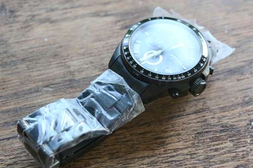 FOSSIL DECKER CH2601 CHRONOGRAPH STAINLESS STEEL QUARTZ MENS WATCH