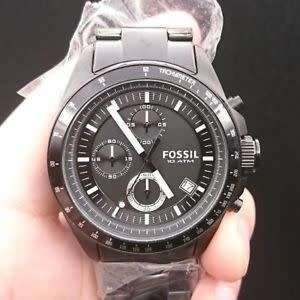FOSSIL DECKER CH2601 CHRONOGRAPH STAINLESS STEEL QUARTZ MENS WATCH