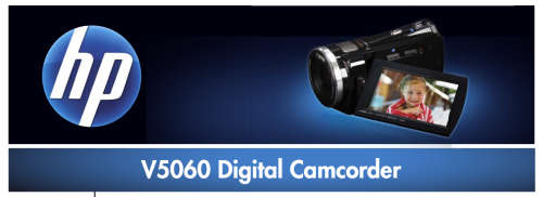 HP V5060H DIGITAL CAMCODER WITH POUCH