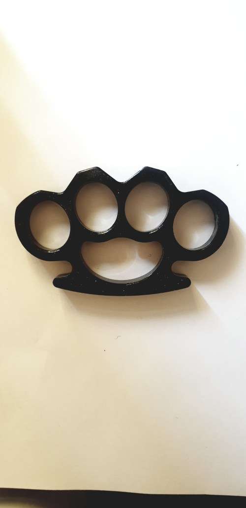 HEAVY DUTY KNUCKLE DUSTER BLK