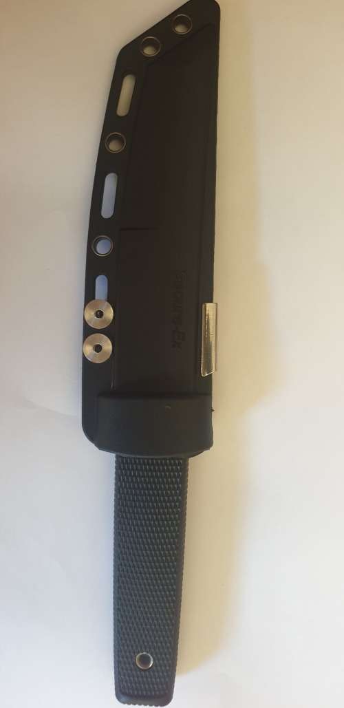 BOOT KNIFE WITH HARD PLASTIC SHEATH WITH CLIP