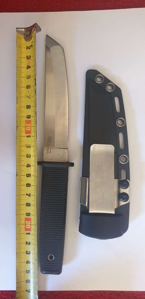 BOOT KNIFE WITH HARD PLASTIC SHEATH WITH CLIP