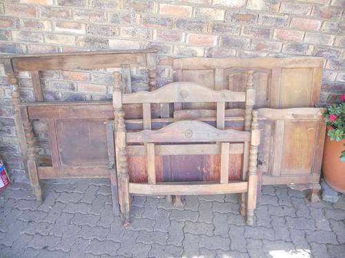 GREAT RESTORATION PROJECT! THREE VINTAGE BEDS.SEE OTHER PICS.NO RESERVE!!!