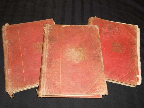 THREE VOLUMES OF "THE WAR ILLUSTRATED" PUBLISHED IN 1915.SEE OTHER PICS.NO RESERVE!!!