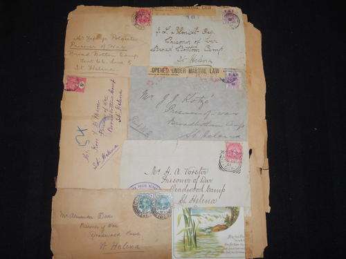 A COLLECTION OF 37 BOER WAR POW LETTER COVERS.SEE CLOSE-UP PICS.NO RESERVE!!!