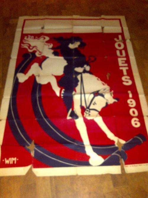 VERY RARE LARGE EARLY WORK BY WIM MULLER.CIRCA 1906.SEE OTHER PICS.NO RESERVE!!!