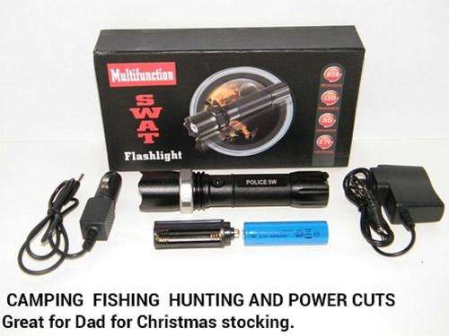 Cree 200 Lumens SWATT TACTICLE TORCH "RECHARGEBLE "