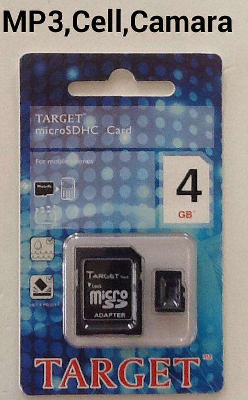 "5 ON AUCTION" 4 GB micro SDHC Card