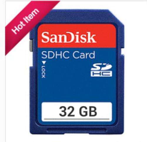 SANDISK 32 GB C4 Micro SD card and adapter