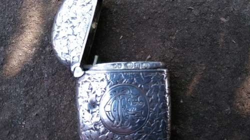 1894 Sterling Sliver Vesta Case/Match Safe