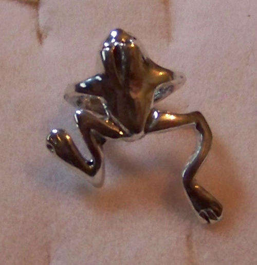 Sterling Silver Frog Cuff