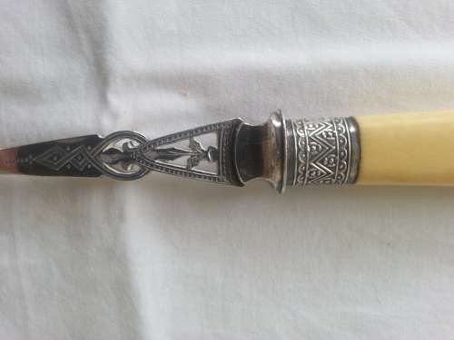 ANTIQUE STILTON SCOOP - ARMY & NAVY CO-OPERATIVE SOCIETY MAKERS MARK