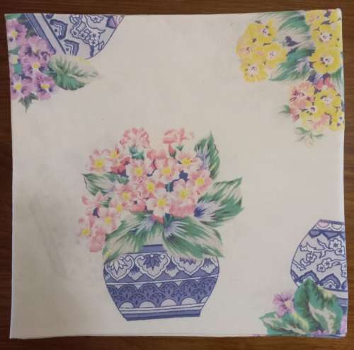 SWEET VINTAGE FLORAL PRINTED TABLECLOTH