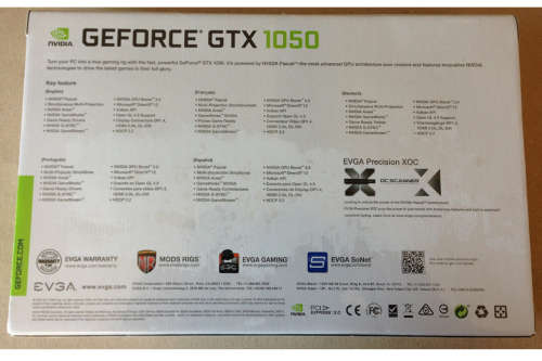 NVIDIA GEFORCE GTX1050 EVGA 2GB GDDR5 GAMING GRAPHICS CARD - BRAND NEW SEAL PACK