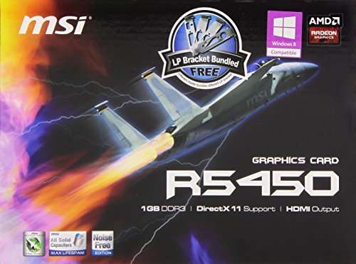 MSI R5450-MD1GD3H/LP Radeon 5450 Graphic Card - 1 GB DDR3