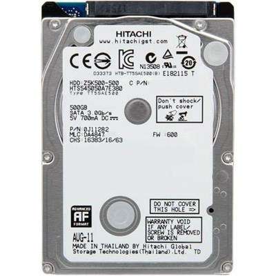 HGST/ Hitachi  500 GB 2.5" SATA Internal Hard Drive (Notebook Hard Drive )