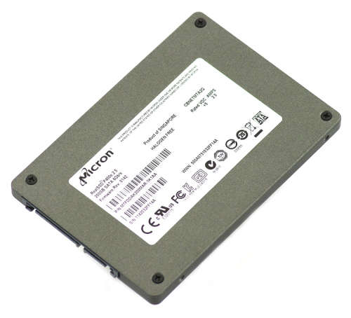 Micron 128gb 2.5" SATA 3Gb/s Real SSD  (Solid State Drive)