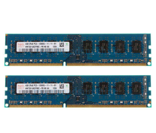 Hynix 4GB 2RX8 PC3-12800U-11-11-B1   (HMT351U6CFR8C - PB NO AA )