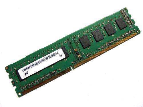 MICRON 4GB 2RX8 PC3-12800U-11-11-B1 (MT16JTF51264AZ-1G6M1)  DIMM DDR3  240P