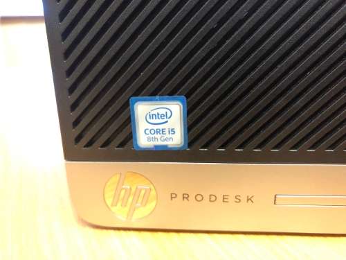 HP PRODESK 600 G4 SFF  Core I5-8500U 8th GEN 3.00GHz  8GB RAM  500GB HDD  Windows 10 Pro 64 Bit