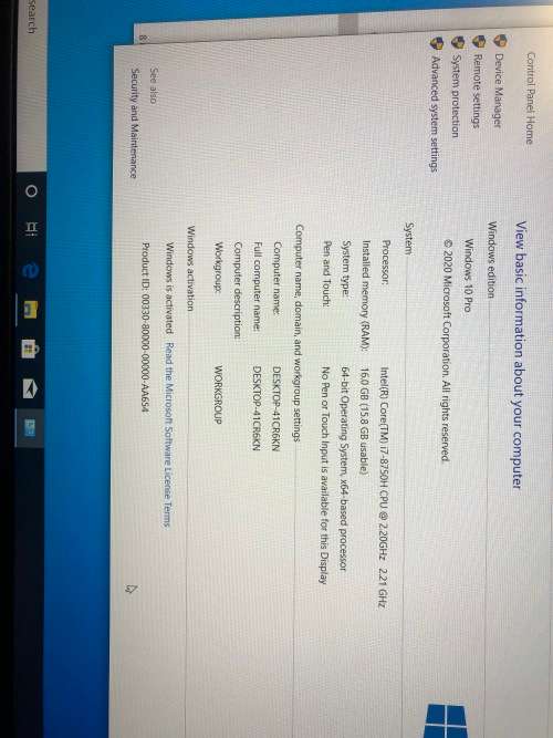 DELL Latitude 3530  ORE i7-8750H 2.2GHz  16GB Ram  256GB SSD  15.6 NVIDIA Quadro P600 +UHD Graphics