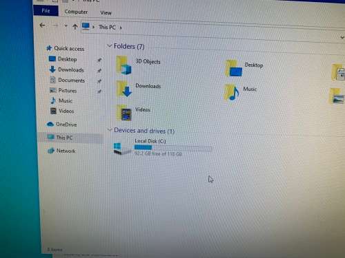 HP MP9 G4 Desktop Mini Pc i3-8100T 3.10GHz 4GB Ram 128GB SSD