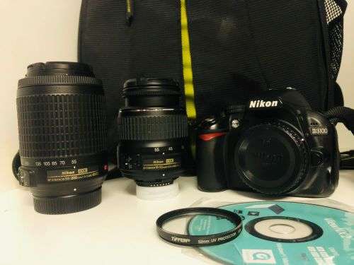 Nikon D3100 with 2 x Lens and accessories excellent Condition