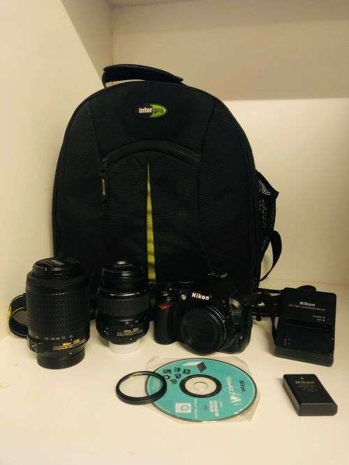 Nikon D3100 with 2 x Lens and accessories excellent Condition