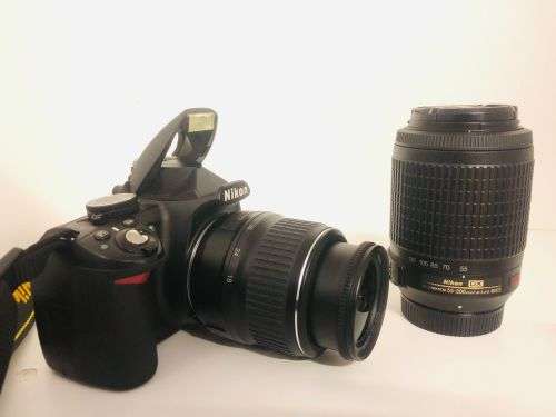 Nikon D3100 with 2 x Lens and accessories excellent Condition