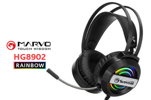 MARVO HG8902 Stereo Gaming Headset - Powerful bass Sounds