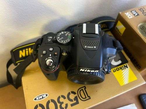 Nikon D5300 DSLR Camera With 2 Lens + Tripod and Accessories