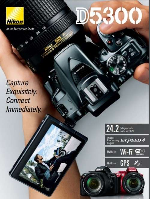 Nikon D5300 DSLR Camera With 2 Lens + Tripod and Accessories