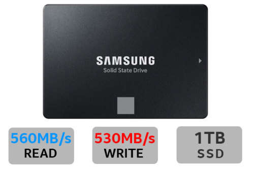 Samsung 870 EVO 1TB 2.5` SATA 3.0 6 Gb/s V-NAND Solid State Drive (SSD) - BRAND NEW