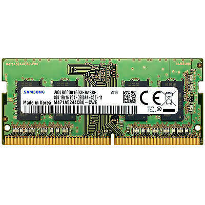 Samsung 4GB 1RX16 DDR4 PC4- 3200MHZ  Memory M471A5244CB0  Laptop Memory (RAM)