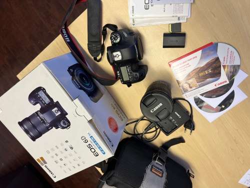 Canon EOS 6D (WG) Full frame Camera with EF24-105 IS STM Lens & accessories
